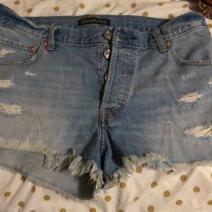 Abercrombie and Fitch button up shorts